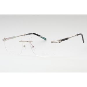 NWT Charriol PC75115-C02 57mm Shiny Silver Eyeglasses